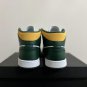 Men's Sneakers Air Jordan 1 Mid 'SONICS' 2021 Vintage Basketball Shoes 554724-371