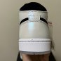 Men's Sneakers Air Jordan 1 Aj1 Mid Diamond Black And White Retro Basketball Shoes DH6933-100