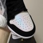Men's Sneakers Air Jordan 1 Aj1 Mid Diamond Black And White Retro Basketball Shoes DH6933-100