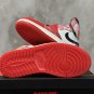 Men's Sneakers Air Jordan 1 High Black and White Red Spiderman Retro Basketball DV1753-601