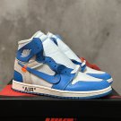 Men's Sports Shoes Off-White x Air Jordan 1 Retro High OG 'UNC' AQ0818-148
