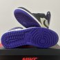 Men's Sneakers Air Jordan 1 Og Purple Toe Black And Purple Retro Basketball Shoes 555088-501