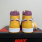 Air Jordan 1 High OG &acirc;��Brotherhood&acirc;�� Retro White Yellow Purple Basketball Shoes555088-706