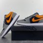 Men's Sneakers Air Jordan 1 Low Black Gray Orange Low Help FN7308-008