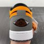 Men's Sneakers Air Jordan 1 Low Black Gray Orange Low Help FN7308-008