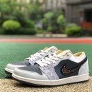 Men's Sneakers Air Jordan 1 Low SE ‘Beaded Swoosh’ Vintage Basketball Shoes DV1762-001
