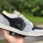 Men's Sneakers Air Jordan 1 Low SE &acirc;��Beaded Swoosh&acirc;�� Vintage Basketball Shoes DV1762-001
