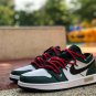 Men's Sneakers Air Jordan 1 Low “Chicago” Deconstructed White and Green Vintage Basketball Shoes
