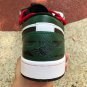 Men's Sneakers Air Jordan 1 Low &acirc;��Chicago&acirc;�� Deconstructed White and Green Vintage Basketball Shoes