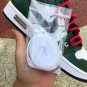 Men's Sneakers Air Jordan 1 Low &acirc;��Chicago&acirc;�� Deconstructed White and Green Vintage Basketball Shoes