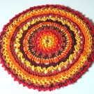 Hand Crocheted Boho Mandala Doily New