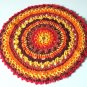 Hand Crocheted Boho Mandala Doily New