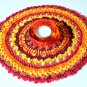 Hand Crocheted Boho Mandala Doily New
