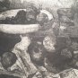 Authentic Scarce Cezanne Authentic 1914 Engraving, Japon Edition STILL LIFE