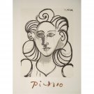Pablo PICASSO, Portrait de femme (Françoise Gilot) 1944 Lithograph Art Print
