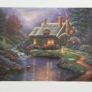 Georgina NOBLE Spring Cottage Quaint Landscape Signed Lithograph Art Print