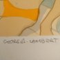GEORGES LAMBERT La Plage &Atilde;&nbsp; Deauville Hand Signed Limited Edition Lithograph Art