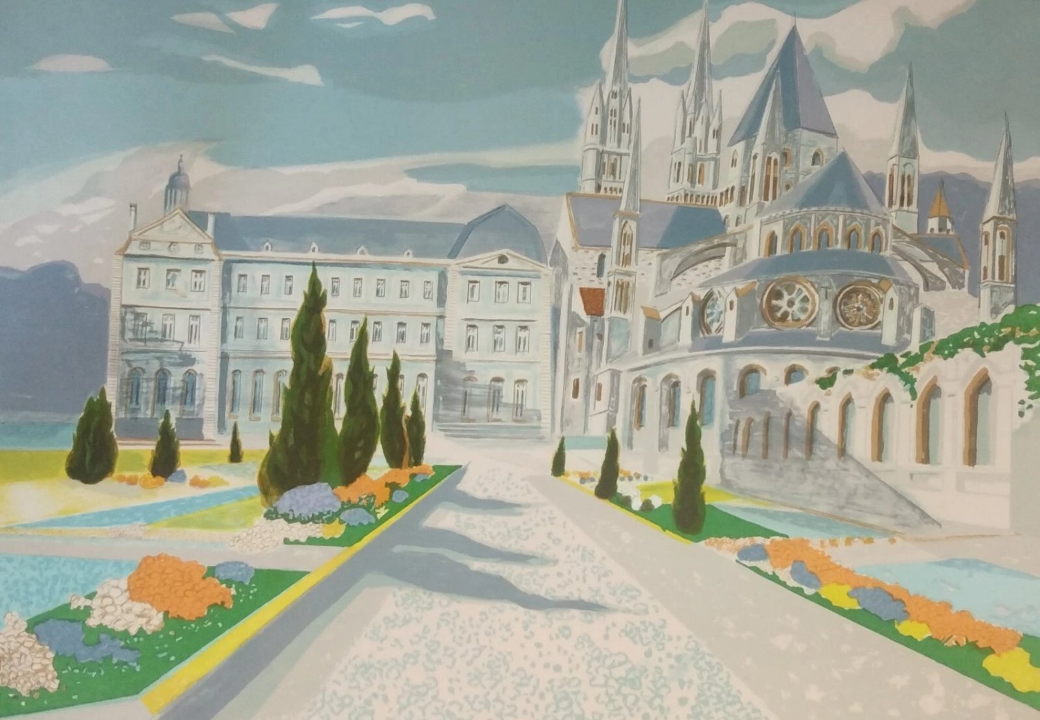 Georges Lambert b1919, Chantrers Navals Limited Edition Lithograph, # & Signed