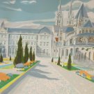 Georges Lambert b1919, Chantrers Navals Limited Edition Lithograph, # & Signed