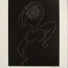 1994 Jeffrey Glenn Reese "Autumn's Dancing" Signed Lithograph, black & white