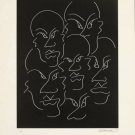 Jeffrey Glenn Reese with exclusive signed Lithograph Print "Faces"