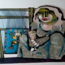 1975 Jorge Dumas' "Tejedora" (Weaver) Lithograph 24" X 30", Expressionistic