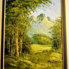 Landscape. Artist Antonio, Oil, Acrylic  on panel.,