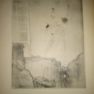 Toulouse-Lautrec"The Singer" (or "La Chanteuse") Engraving 1927 Heliogravure