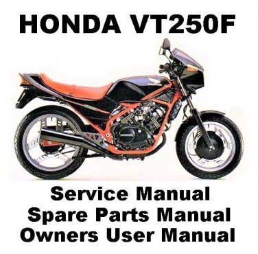 HONDA VT250F VT 250 MC15 Owners Workshop Service Repair Parts Manual PDF  files