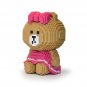 Choco (Line Friends) Brick Sculpture (JEKCA Lego Brick) DIY Kit