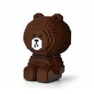 Brown (Line Friends) Brick Sculpture (JEKCA Lego Brick) DIY Kit