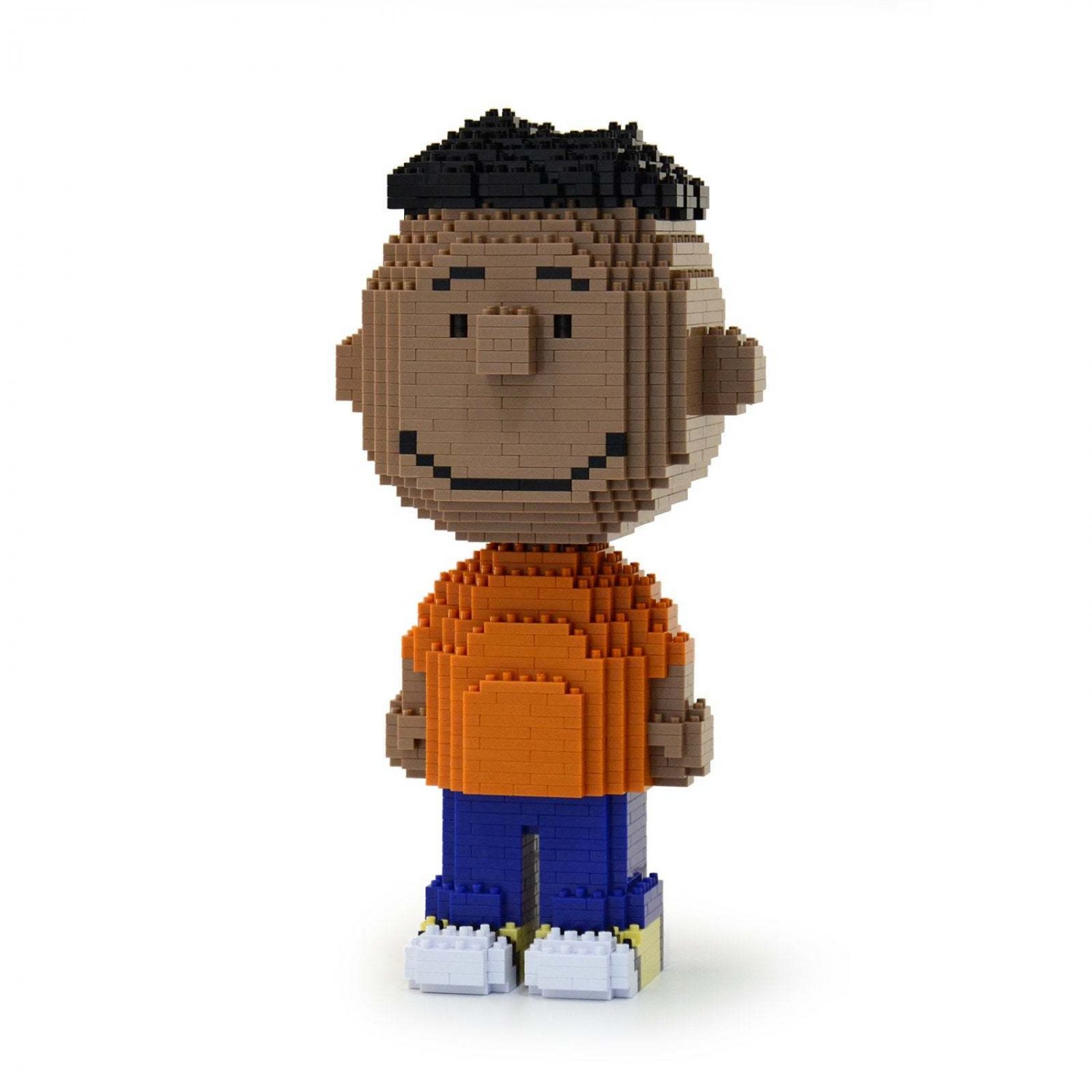 Franklin (Peanuts) Brick Sculpture (JEKCA Lego Brick) DIY Kit