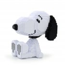 Snoopy (Peanuts) Brick Sculpture (JEKCA Lego Brick) DIY Kit