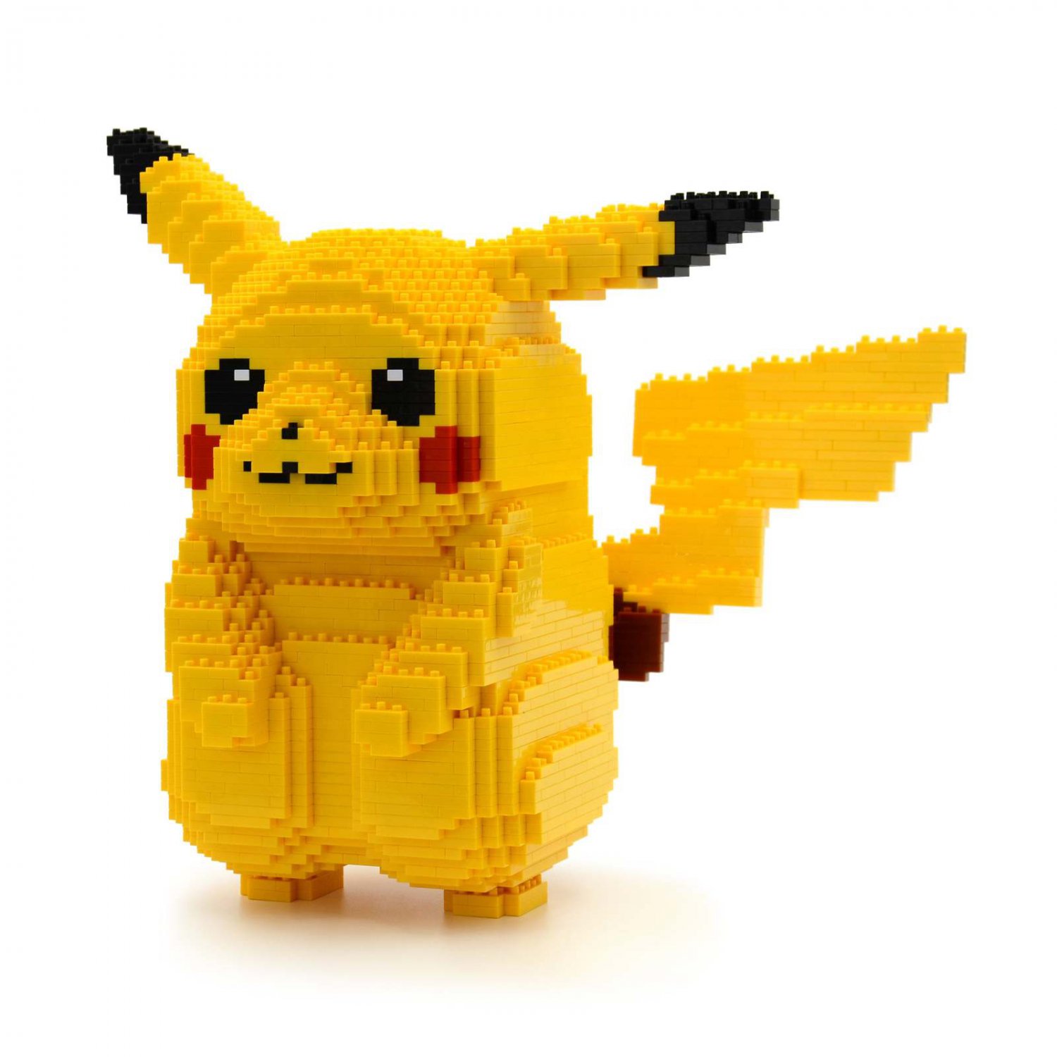 Pikachu (Pokemon) Brick Sculpture (JEKCA Lego Brick) DIY Kit