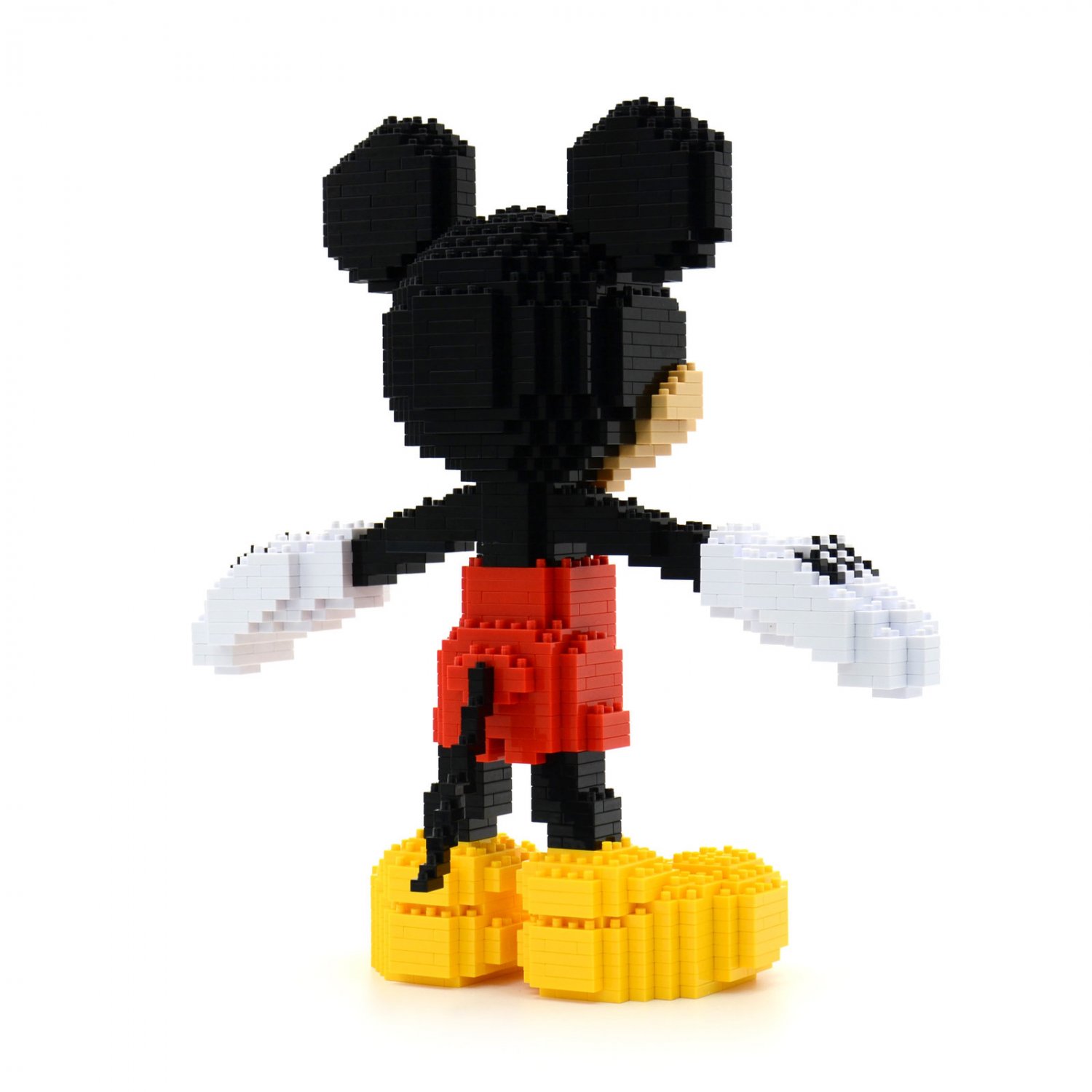 Micky Mouse (Disney Classic) Brick Sculpture (JEKCA Lego Brick) DIY Kit