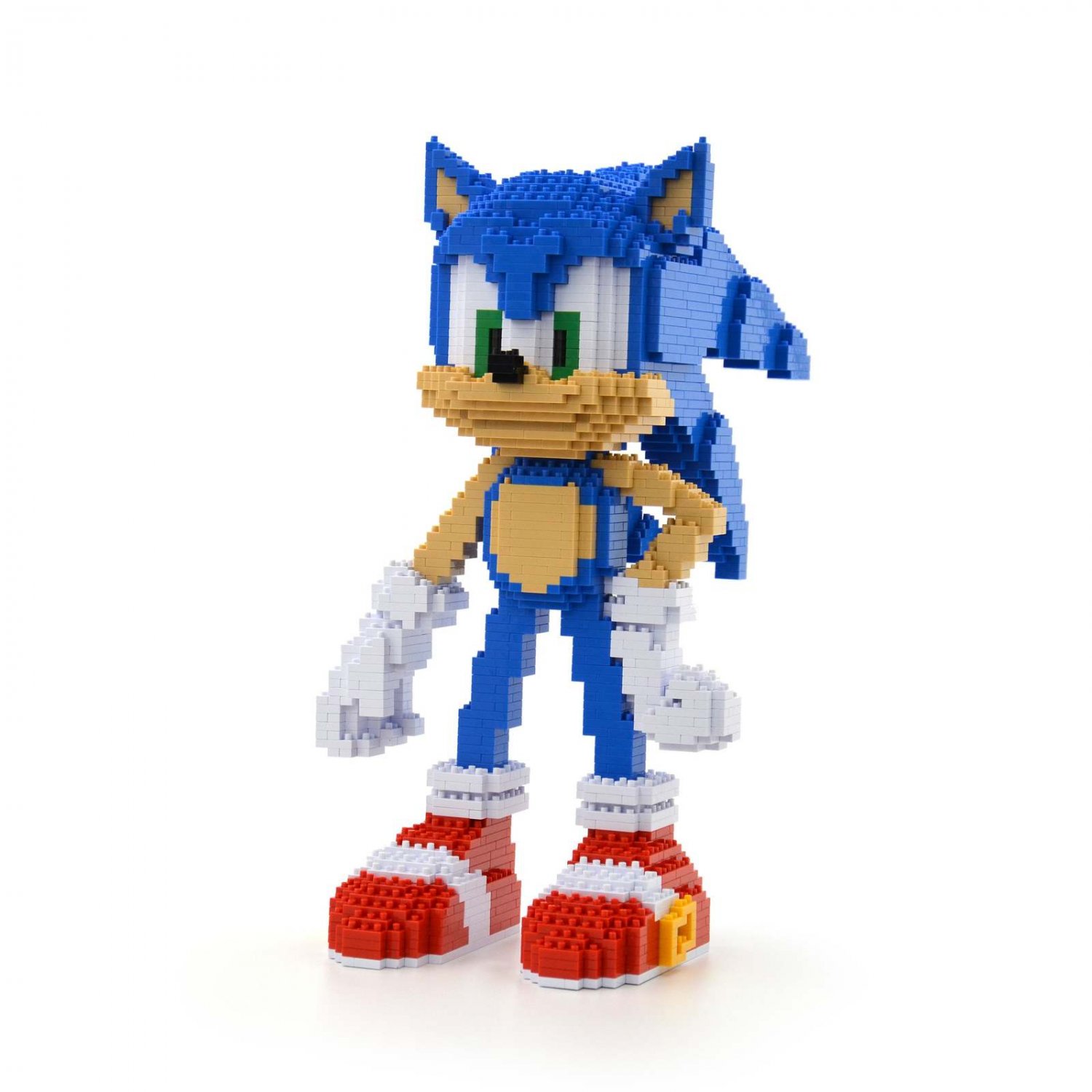 Sonic Boy Brick Sculpture (JEKCA Lego Brick) DIY Kit