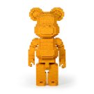 Bearbrick Brick (Gold) Sculpture (JEKCA Lego Brick) DIY Kit