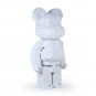 Bearbrick (white) Brick Sculpture (JEKCA Lego Brick) DIY Kit