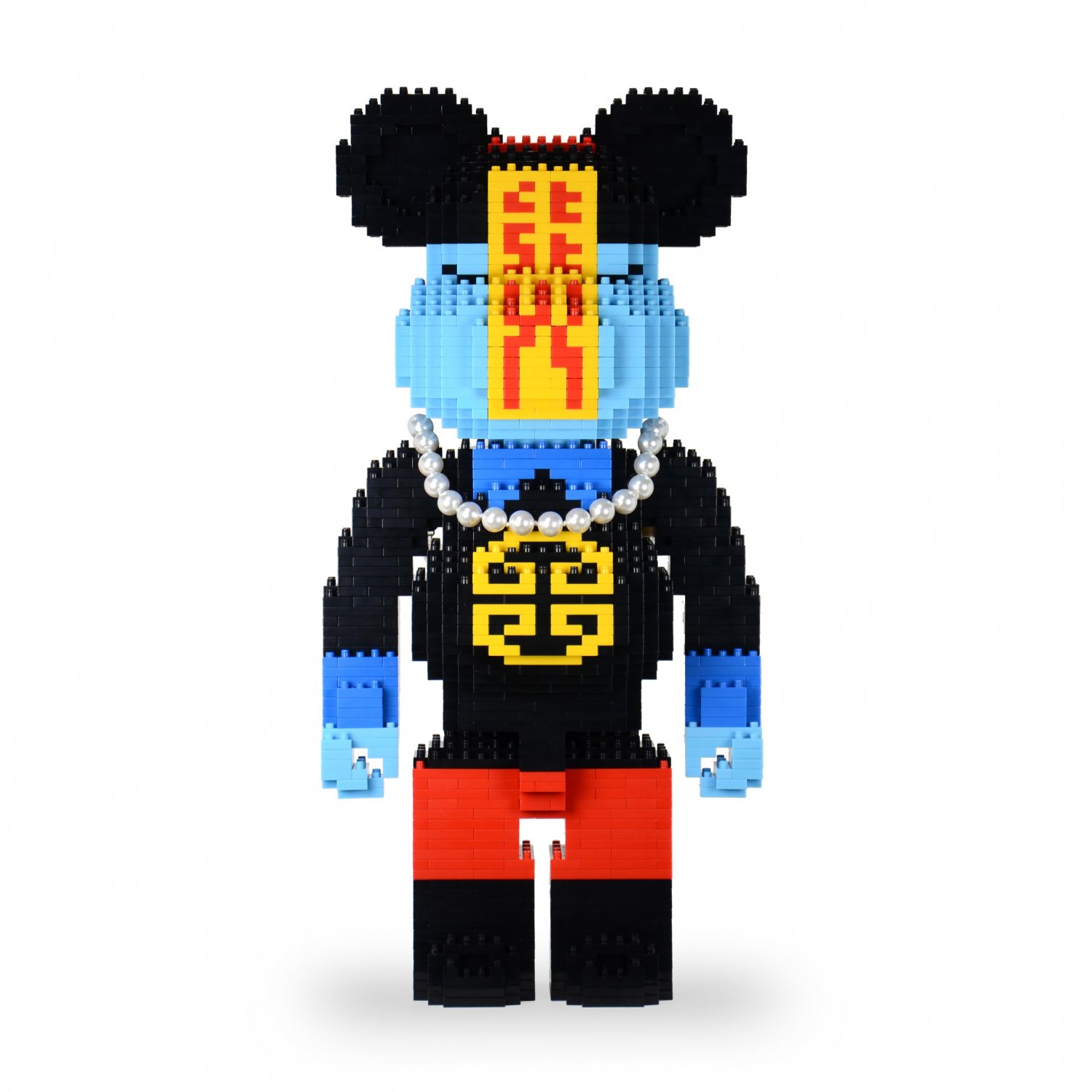 Jiangshi Bearbrick Brick Sculpture (JEKCA Lego Brick) DIY Kit