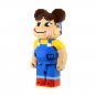 Milky Peco Bearbrick Brick Sculpture (JEKCA Lego Brick) DIY Kit