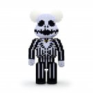 Jack Skellington Bearbrick Brick Sculpture (JEKCA Lego Brick) DIY Kit