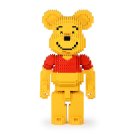 Winnie the Pooh Bearbrick Sculpture (JEKCA Lego Brick) DIY Kit