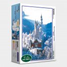 Neuschwanstein Castle in Winter - 1000pc Jigsaw Puzzle By PuzzleLife