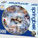 Winter Wonderland - 500pc Round Jigsaw Puzzle By Springbok