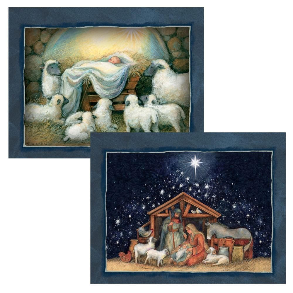 Nativity Assorted Boxed Christmas Cards By Susan Winget