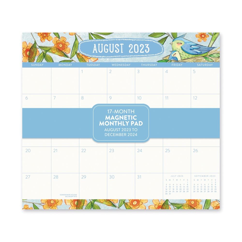 Where Love Grows 2024 Calendar Pad