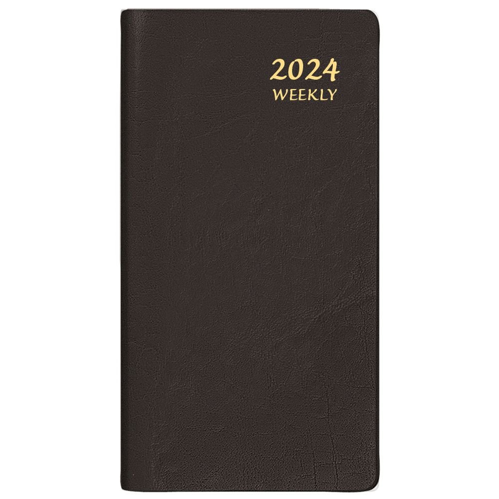 Black Weekly 2024 Pocket Planner