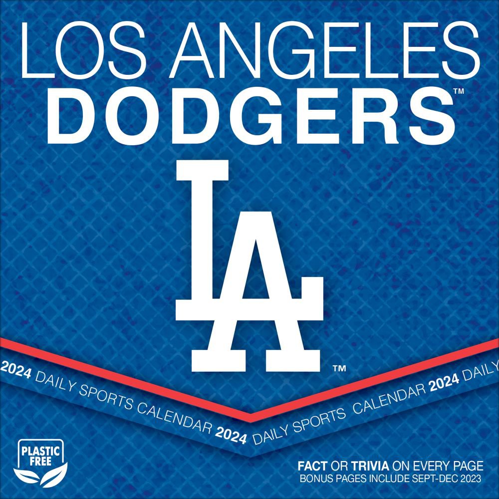 MLB Los Angeles Dodgers 2024 Desk Calendar