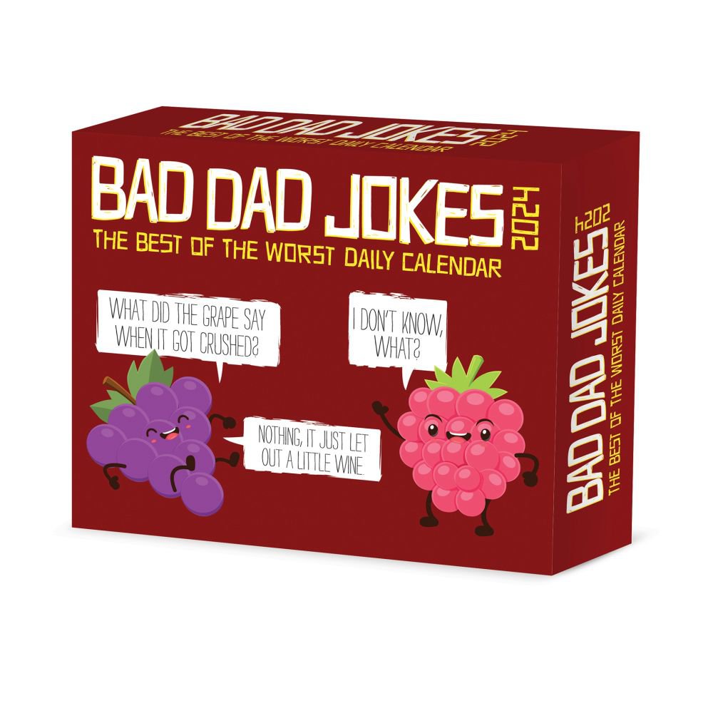 Bad Dad Jokes Box Calendar 2024