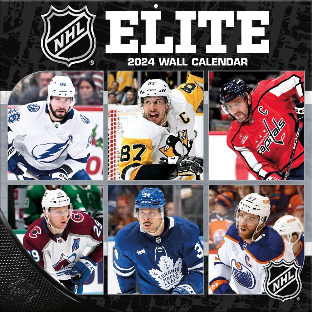 NHL Elite 2024 Wall Calendar